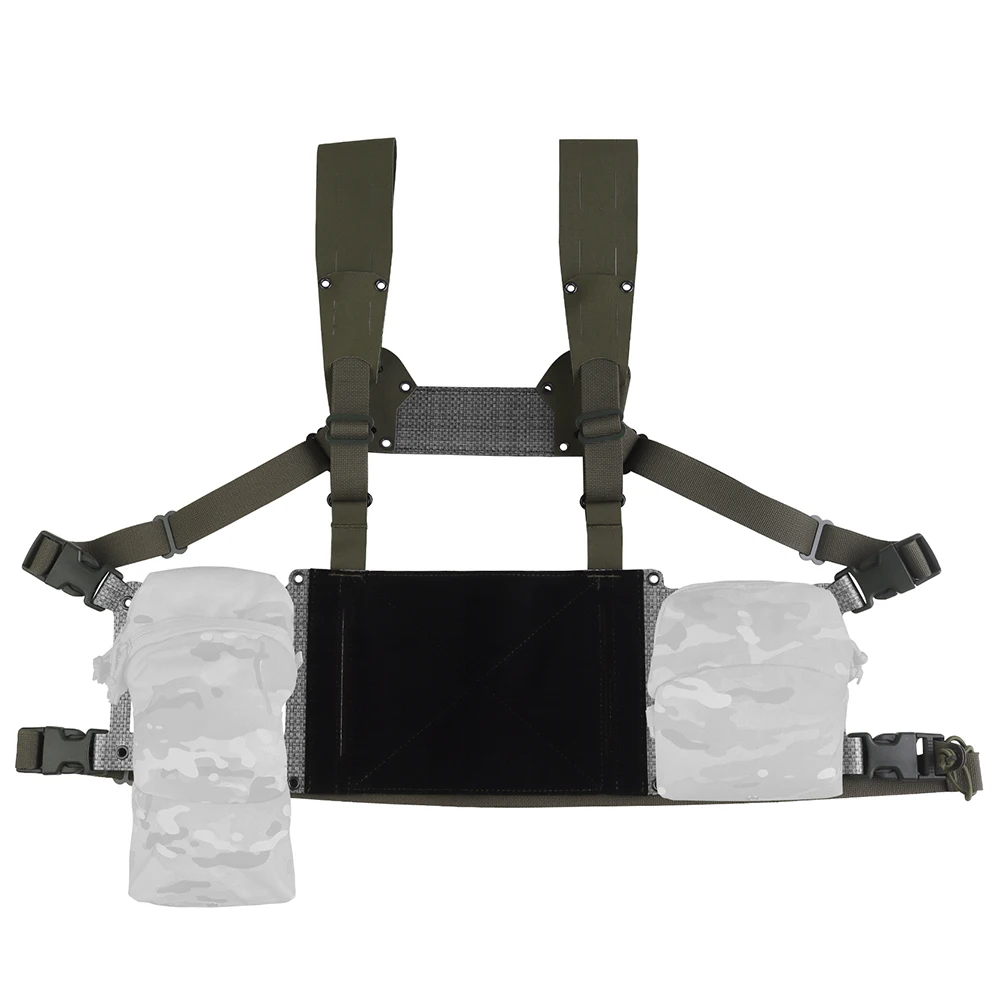 Plataforma de pecho para exteriores, ancho V2, nuevo sistema de arnés H, chaleco táctico de perfil bajo, paneles MOLLE extendidos, equipo de caza Airsoft CS - imagen 5
