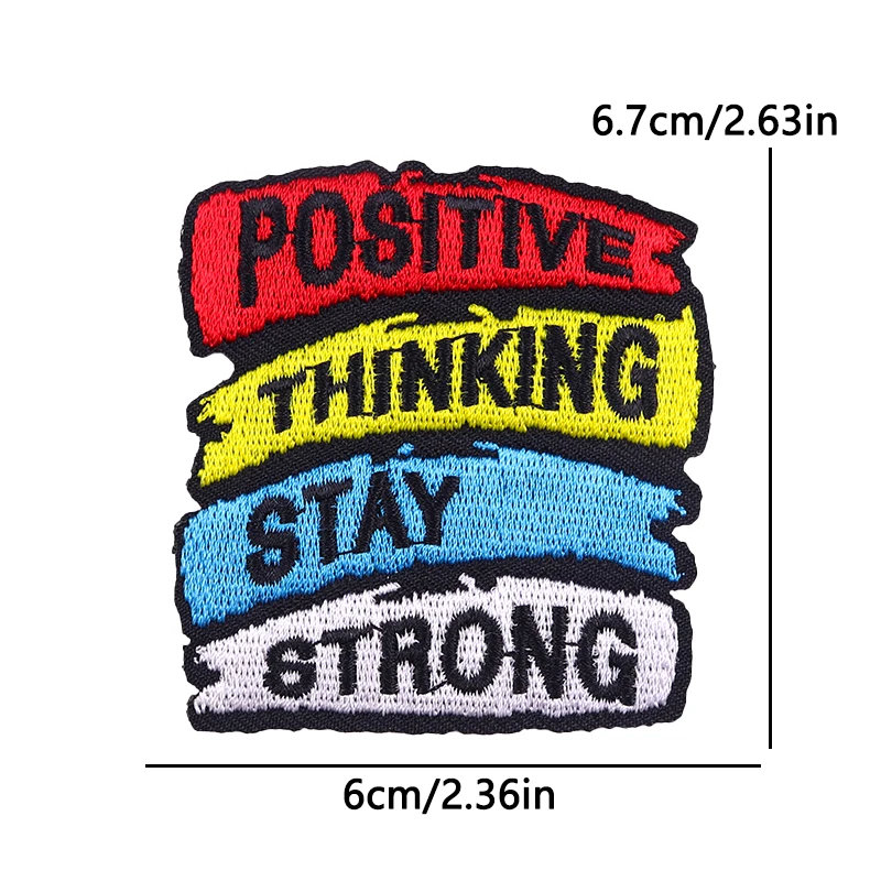 Parche de moral táctico bordado con plancha en cita motivacional para mochila engranaje estilo Metal costura militar diseño bordado - imagen 4