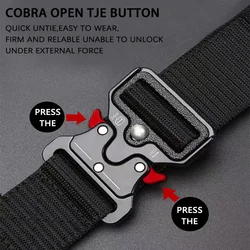 Cinturón táctico resistente ajustable – Outdoor caza hombre