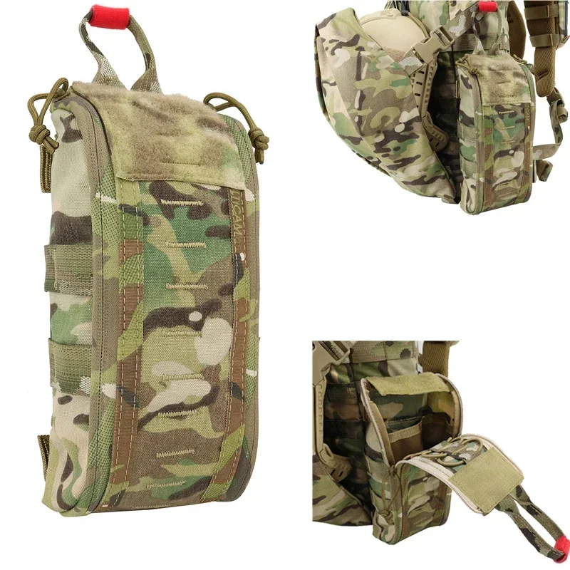 Botiquines de primeros auxilios tácticos, bolsa médica Multicam EDC Molle, bolsa de emergencia para exteriores, botiquín médico de supervivencia para acampar