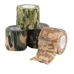 Cinta camuflaje tactica autoadhesiva no tejida para caza y militar