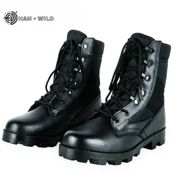 Botas tácticas de invierno hombre: camuflaje desierto y transpirable
