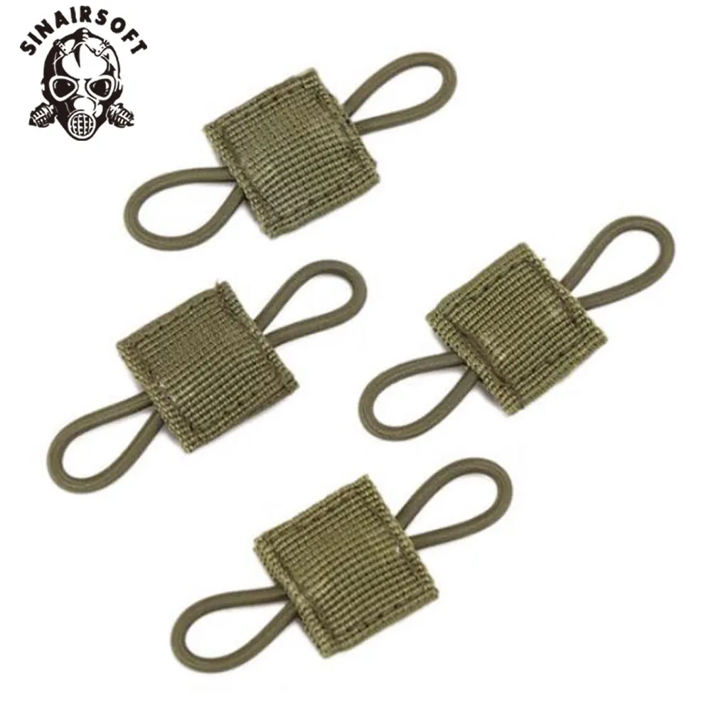 Hebilla de cinta elástica MOLLE táctica, retenedor de encuadernación táctica para antena, palo, tubería, cuerda elástica, hebilla de correas - imagen 4