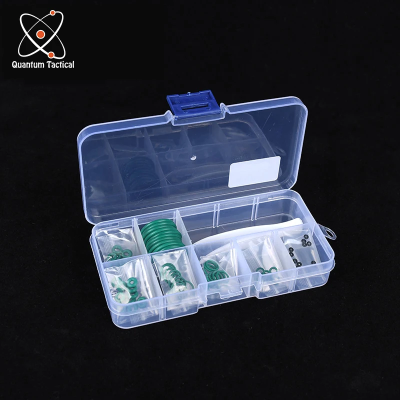 Airsoft táctico P1 GBB, conjunto de juntas tóricas de goma de flúor, anillo Gloc 17, accesorios de caza, anillos planos verdes de silicona, junta de sellado - imagen 2