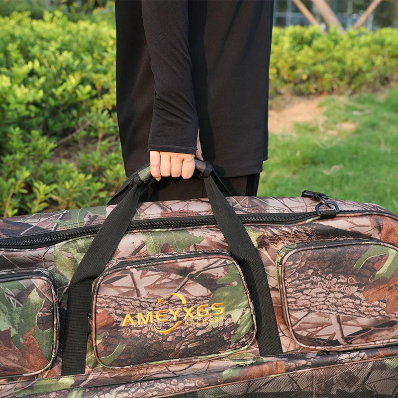 Bolsa de arco compuesto de tiro con arco, mochila con asa portátil para deportes al aire libre, entrenamiento de tiro, accesorios de caza, 1 unidad - imagen 5
