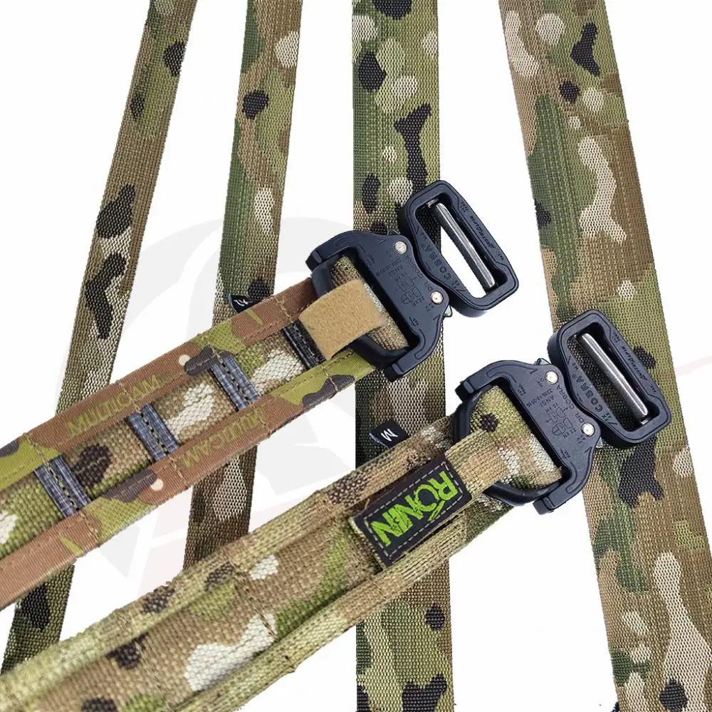 10M Multicam camuflaje cinta de doble cara DIY cinturón mochila ropa 2,5 cm/3,8 cm/5,0 cm de ancho - imagen 3