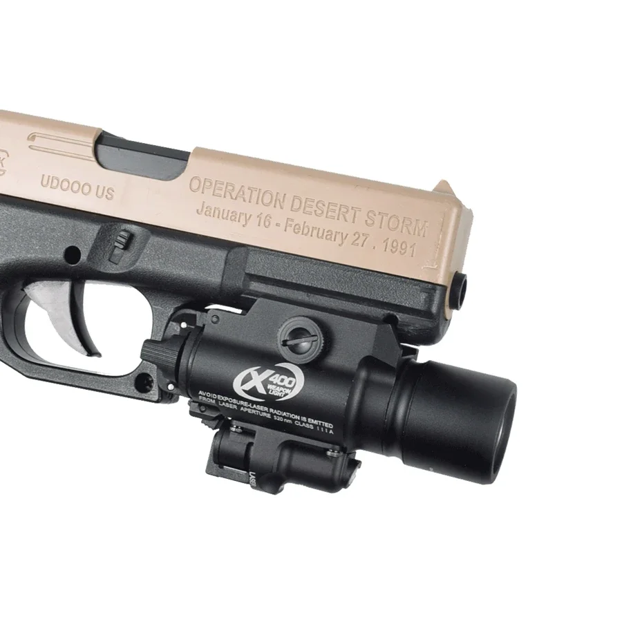 Táctico SF X400 Ultra con láser Combo arma de luz linterna pistola mira láser verde para GLOCK 17 22 lámpara de pistola Airsoft - imagen 5