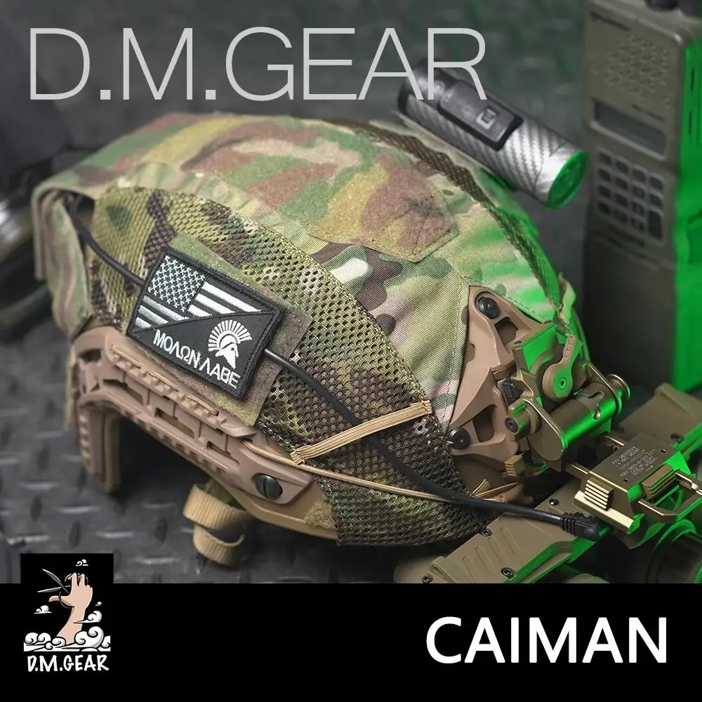 Dmgear CAIMAN-funda de malla para casco de talla XL SF, equipo de protección táctico, accesorio de caza Airsoft, equipos al aire libre, caza - imagen 3