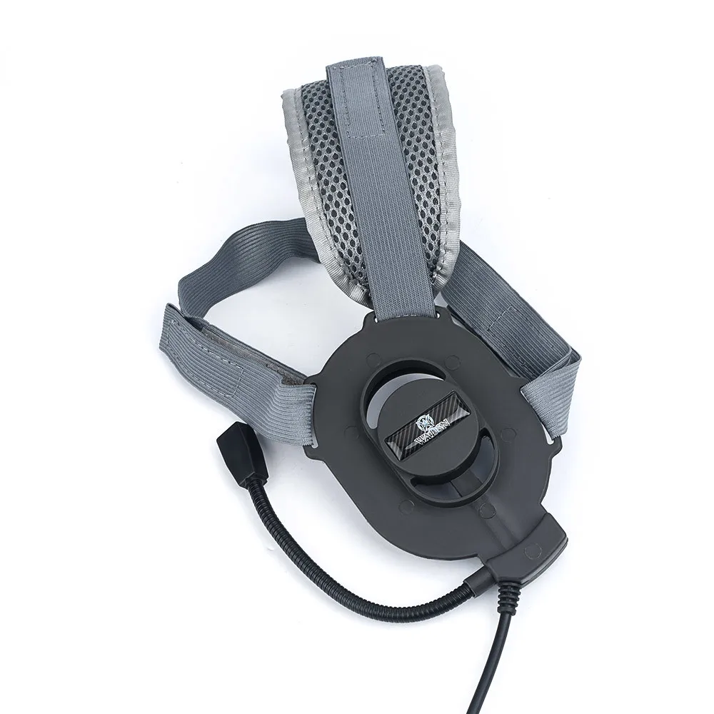 WADSN-auriculares tácticos de comunicación para tiro al aire libre, audífonos Bowman Elite II U94 PTT para KenwoodBaofeng UV-5R, accesorio de Radio - imagen 4