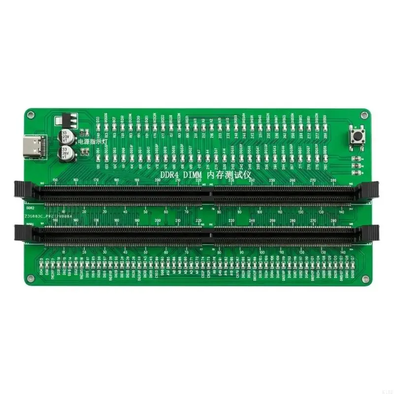 Probador test memoria DDR4 DIMM con luz LED para PC - imagen 5