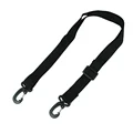 Black shoulder strap