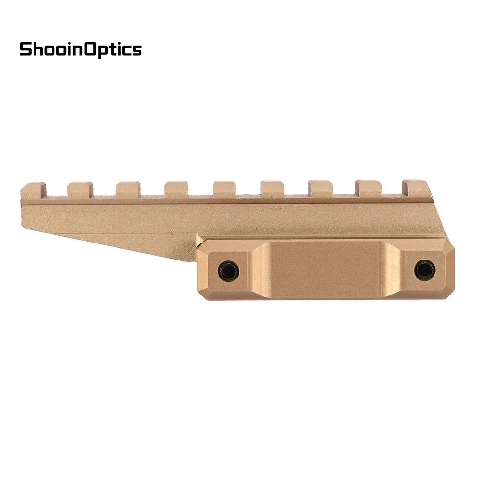 Soporte táctico elevado para óptica Red Dot: elevador de riel Picatinny Weaver de aluminio duradero - imagen 5