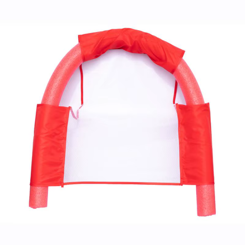 Tumbona flotante reclinable para piscina – Hamaca inflable de PVC