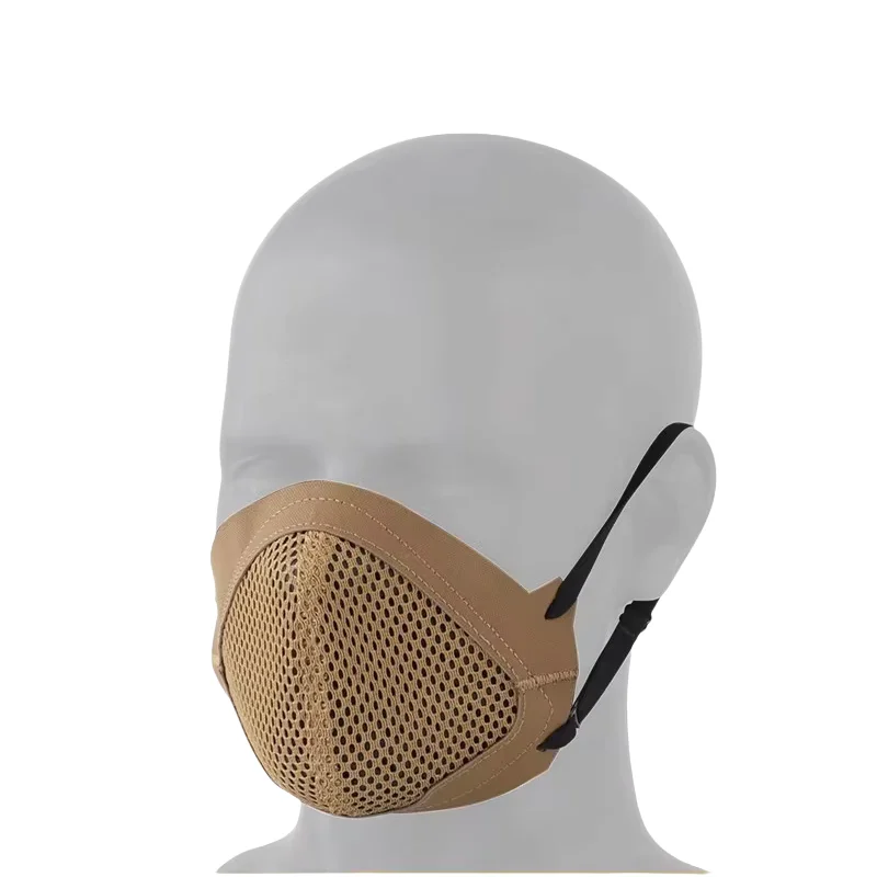 Máscara protectora bucal transpirable para deportes de acampada, accesorios de tiro aplicables, equipo para exteriores, ciclismo y juego - imagen 2