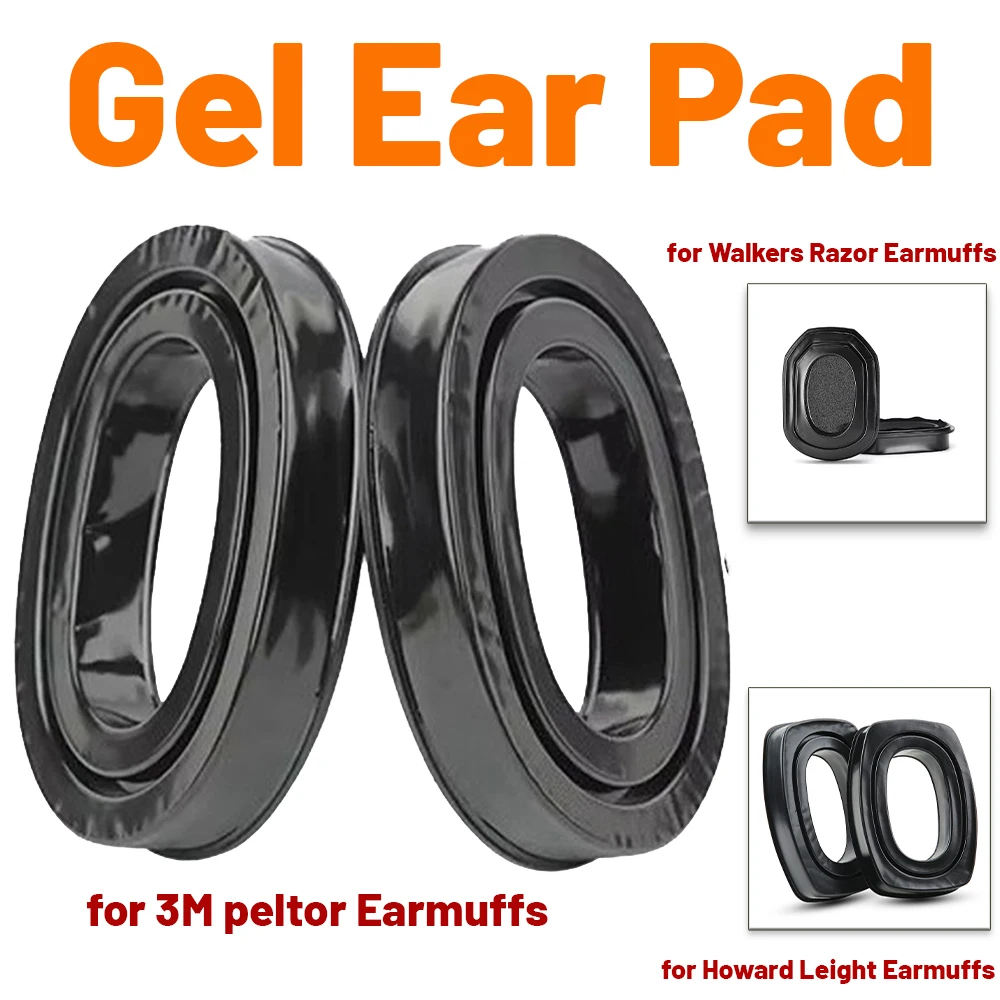 Almohadillas de repuesto de Gel para 3M Peltor/Howard Leight/Walkers Razor, auriculares de protección auditiva, orejera de tiro antiruido - imagen 3