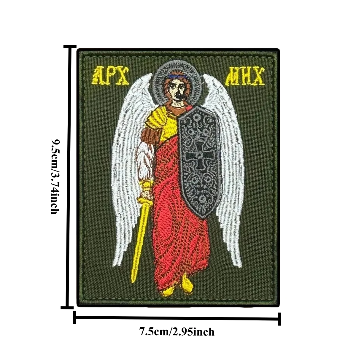 Parche de rescate y protector, parches de gancho y bucle, insignia de moral táctica, parche bordado, brazalete del ejército militar, pegatinas para mochila - imagen 4