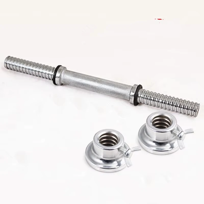 Mancuernas roscadas de 25mm, 45/50/55cm para gimnasio en casa, levantamiento de pesas, entrenamiento de fuerza con abrazaderas, equipo de fitness portátil - imagen 4