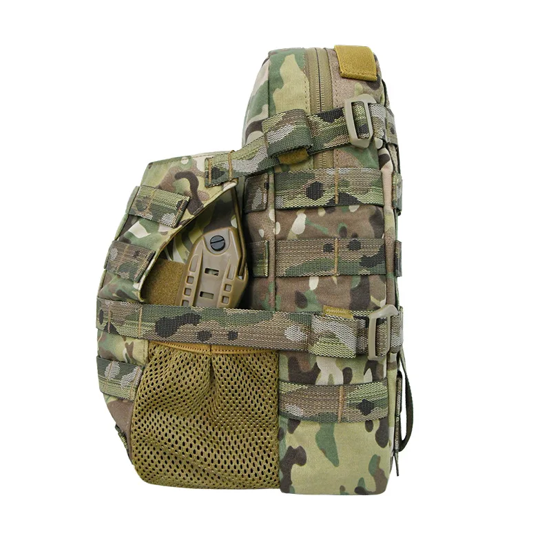 Chaleco táctico de nailon 500D, paquete de hidratación, bolsa Molle, chaleco de caza, portador de placa, bolsa para casco de expansión, equipo Airsoft para exteriores - imagen 4