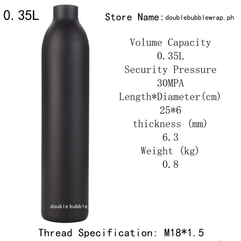 0.35L Flat Bottle