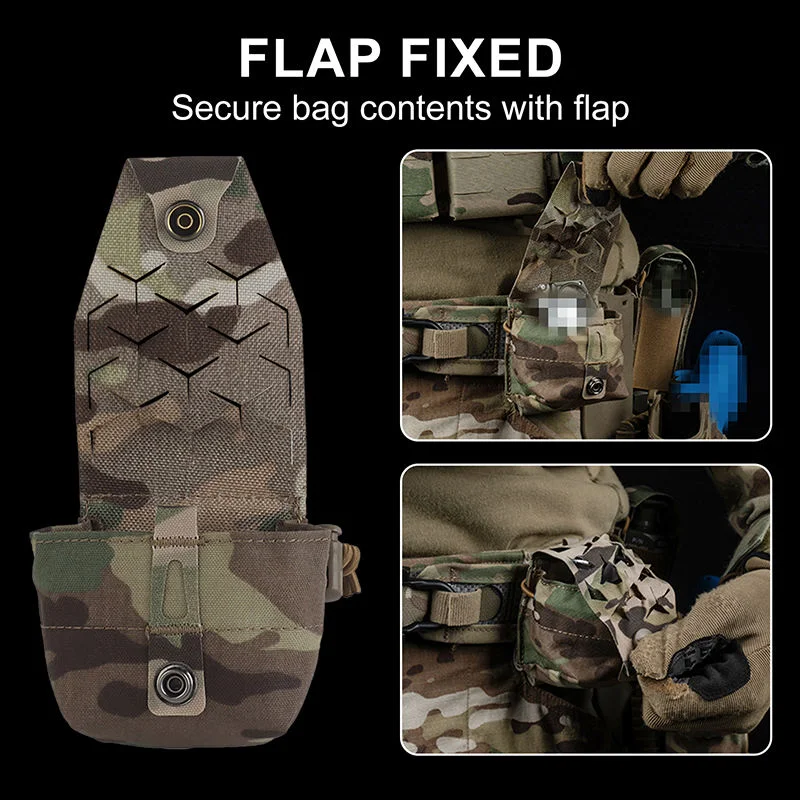 Bolsa táctica para revistas SPUD, bolsa de Radio Molle de camuflaje, bolsas para revistas MOLLE, bolsa GP, chaleco de caza, bolsa de accesorios