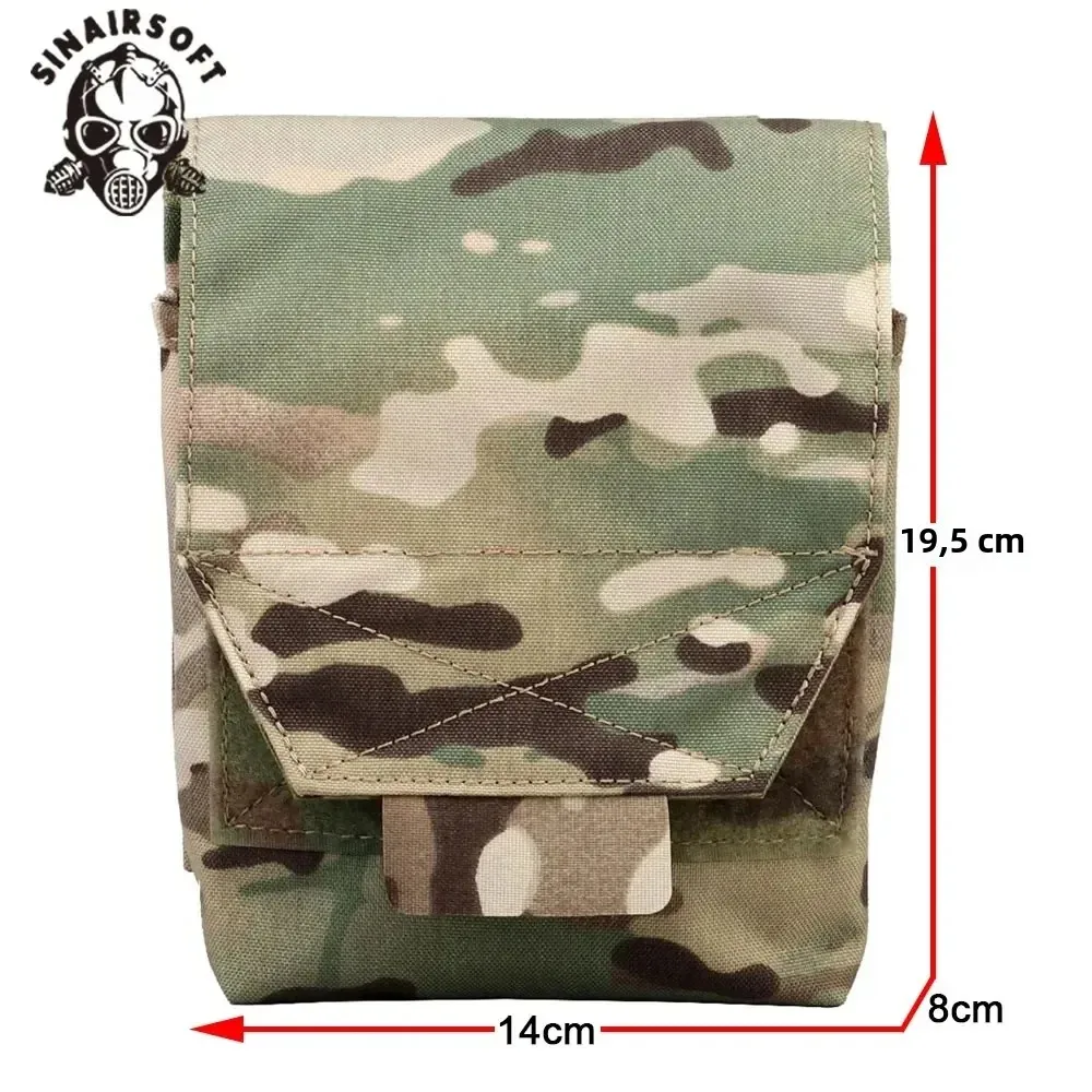 SINAIRSOFT-bolsa magnética multifunción estilo SS, bolsa para revistas de uso General, nailon Multicam 500D para accesorios portadores de platos - imagen 4