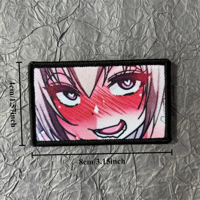 Anime Path on Clothing-insignia de moral impresa, parches militares tácticos con gancho y bucle, pegatina para mochila, brazalete - imagen 4