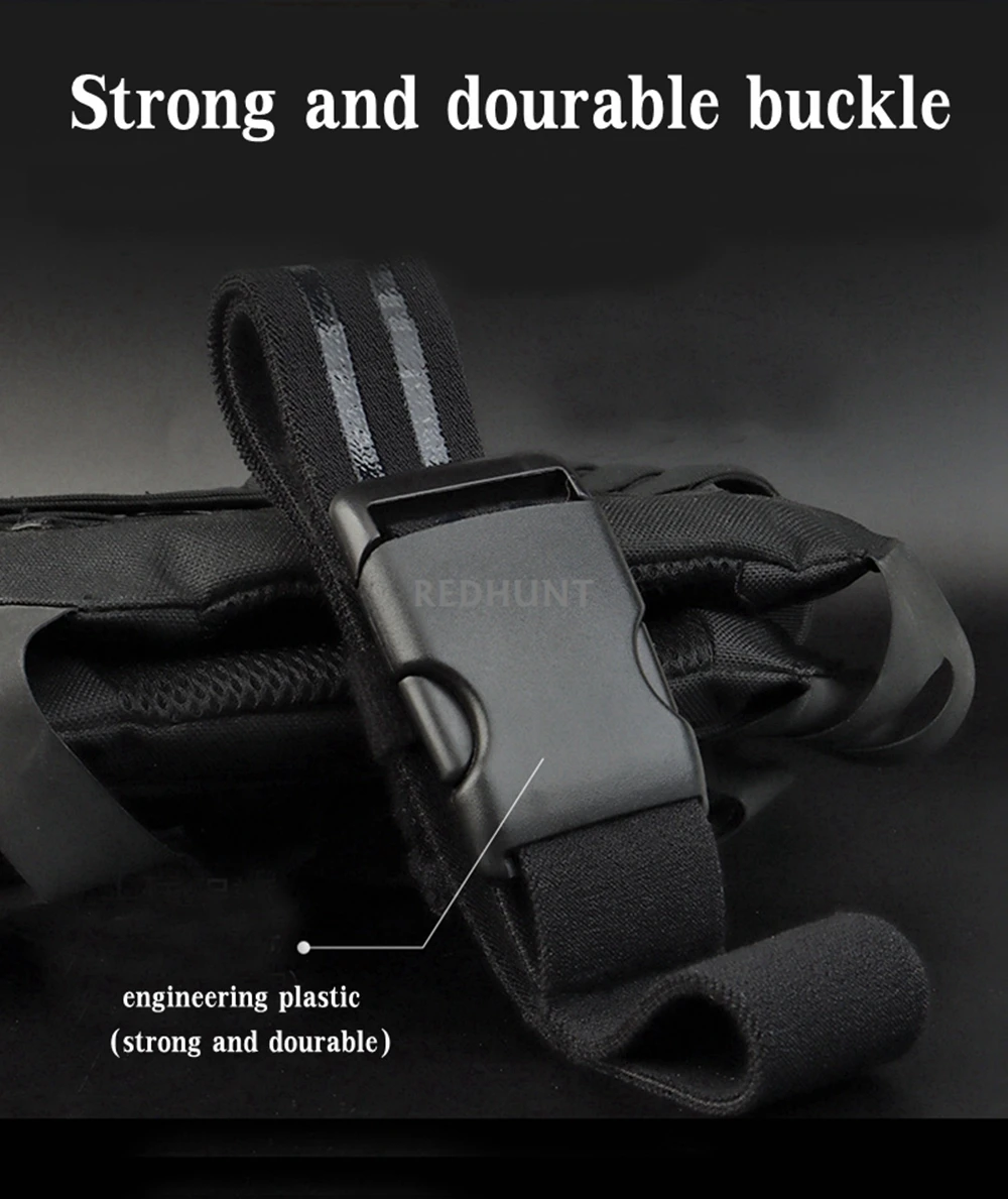 Conjunto de plataforma de pierna táctica, correas para el muslo de caza, cinturón de ancha baja, funda de paleta BElt, colgador de correas para piernas con hebilla de liberación rápida - imagen 5