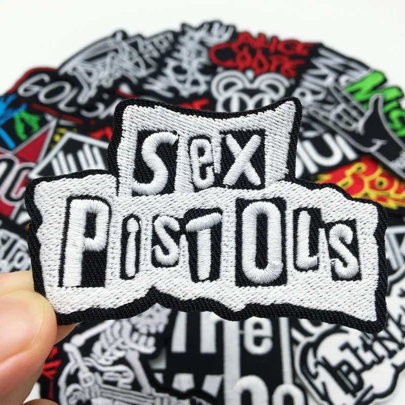 Parches Punk Rock & Roll de 25 piezas para ropa, parches para planchar en la ropa, Banda de Música DIY, apliques bordados - imagen 5