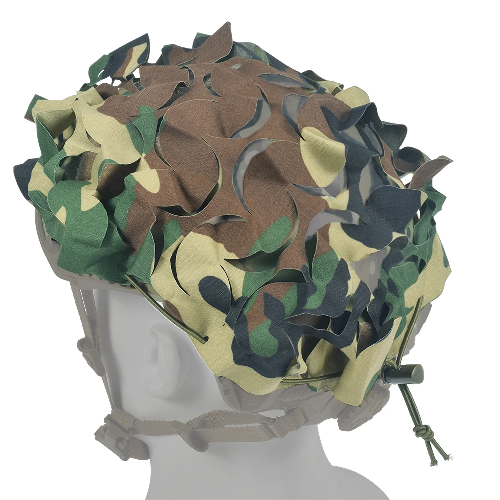 Nueva funda táctica para casco rápido, cubierta de tela para casco de camuflaje 3D, juego CS civil, equipo Airsoft, accesorios para casco de caza - imagen 4