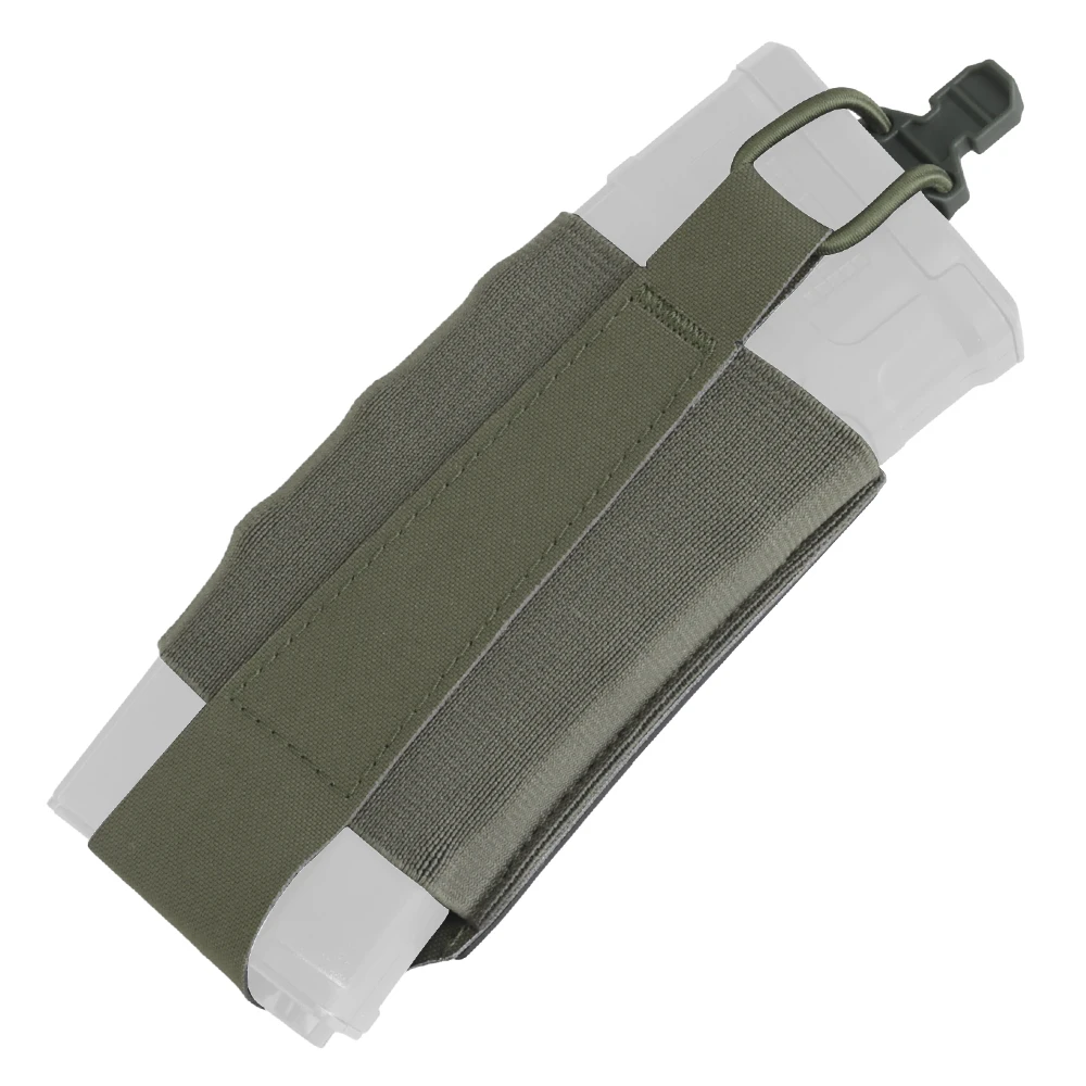 Bolsa para revistas 5,56/7,62, elástica, de liberación rápida, para caza, tiro, Airsoft Mag, bolsa con soporte, cinturón táctico Molle portátil - imagen 2