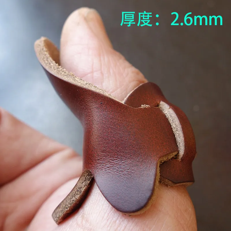 Guantes de cuero para tiro con arco – Antideslizantes y protección profesional - imagen 3