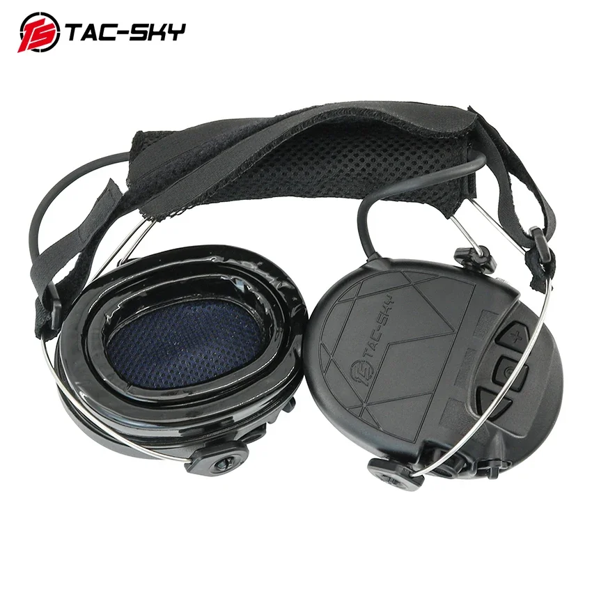 TAC-SKY detrás de la cabeza TAC302 auriculares tácticos, protección auditiva reducción de ruido orejeras Airsoft tiro caza auriculares - imagen 4