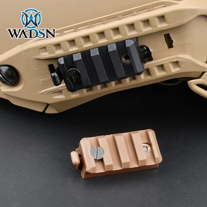 Accesorio táctico para casco Airsoft, juego de alineación rápida de plástico, adaptador de riel para casco, montaje de linterna, luz Scout - imagen 5