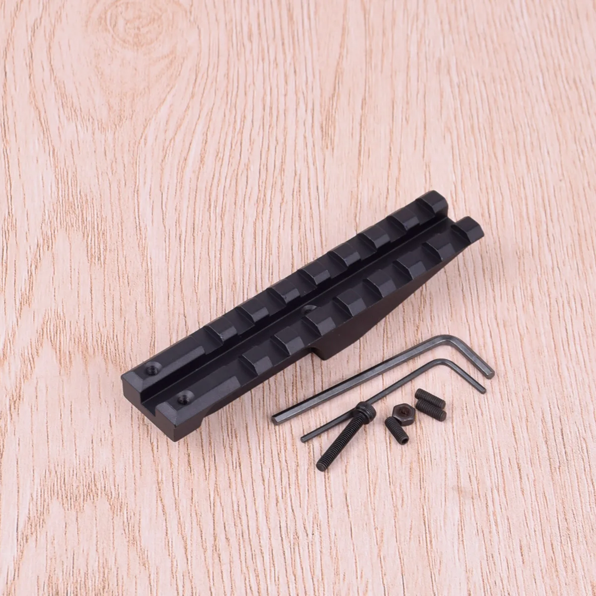 Riel de mira trasera táctica AK, soporte de alcance de caza Picatinny estándar 1913 para óptica de punto rojo de perfil bajo AK47 AK74 - imagen 2