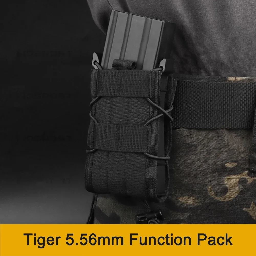 Bolsa táctica para revistas, bolsa para vaso individual de 5,56 MM, funda para Rifle Pitol Molle Mag Mag para AK AR M4 AR15, accesorios de caza - imagen 5