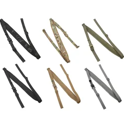 Eslinga táctica de cuerda para caza con correas rápidas de dos puntos