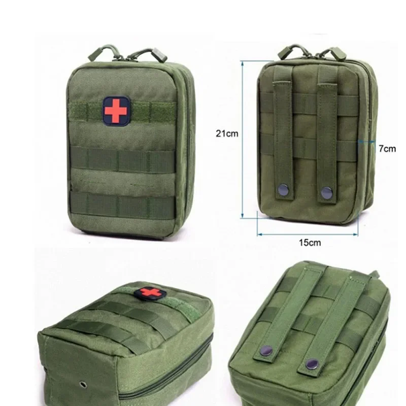 Bolsa táctica de primeros auxilios Molle, bolsa de cintura de supervivencia, caza, nailon, EMT, bolsa médica EDC de emergencia, paquete multifuncional para exteriores - imagen 5