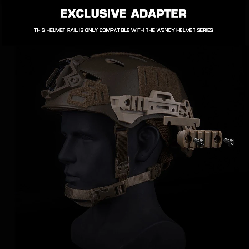 Team Wendy-riel de montaje para cascos, riel de guía de repuesto para Bulletproof 2,0 y 3,0, accesorios para cascos - imagen 2