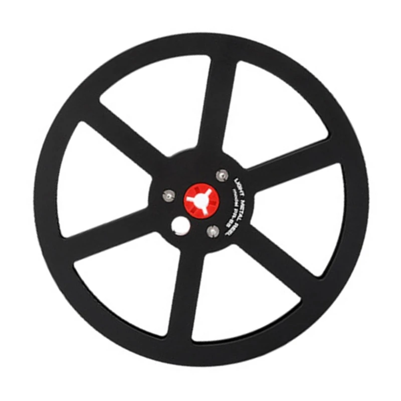 Adaptador carrete aluminio reforzado 6 orificios para jugadores carrete abierto 7 pulgadas construcción duradera - imagen 5