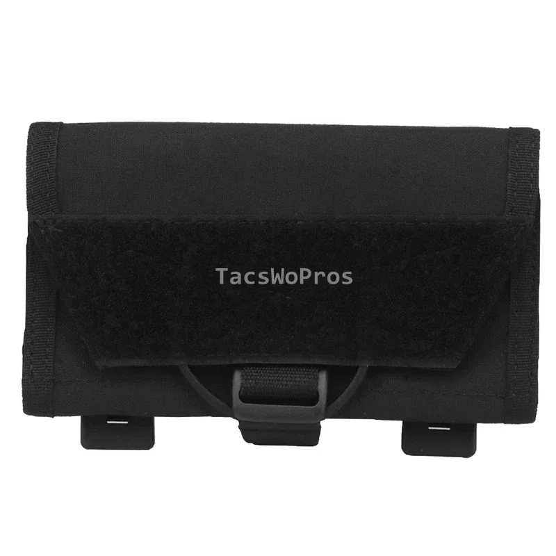 Bolsa de teléfono móvil al aire libre, bolso táctico Molle portátil, soporte para teléfono, chaleco, placa, Panel frontal, senderismo, caza, bolsas de cintura - imagen 2