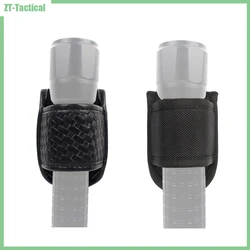 Soporte de luz compacto con celda D superior abierta, accesorios para cinturón de servicio, funda para linterna, nailon 1680D y onda de baloncesto