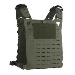 Chaleco portaplacas táctico V2 ligero MOLLE para Airsoft y Paintball