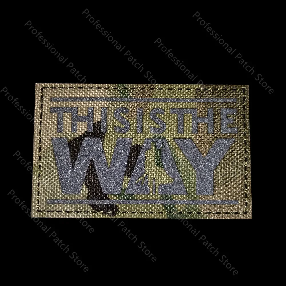 Parche bordado 3D de PVC IR This Is The Way, pegatina militar Sparta, calcomanía, casco de operador, parches tácticos, insignias - imagen 2