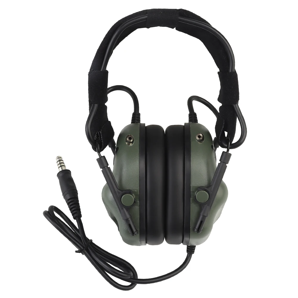 Auriculares militares tácticos GEN5, auriculares con reducción de ruido para disparar, casco montado en la cabeza, auriculares 2 en 1, equipo de caza Airsoft - imagen 2