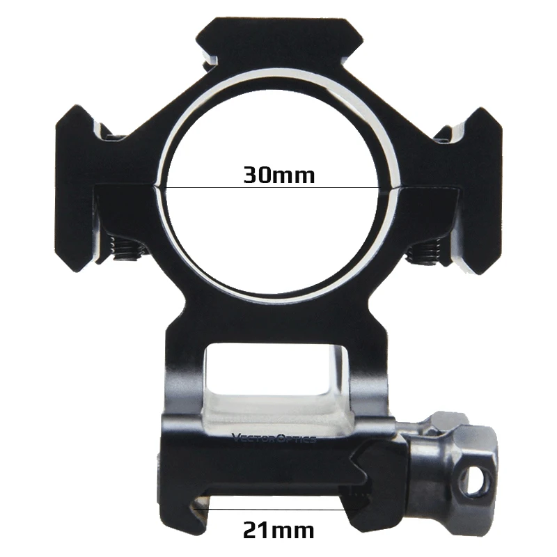 Soporte de accesorios de Airsoft TPR de montaje Picatinny de una pieza de óptica vectorial de 30 mm - imagen 5