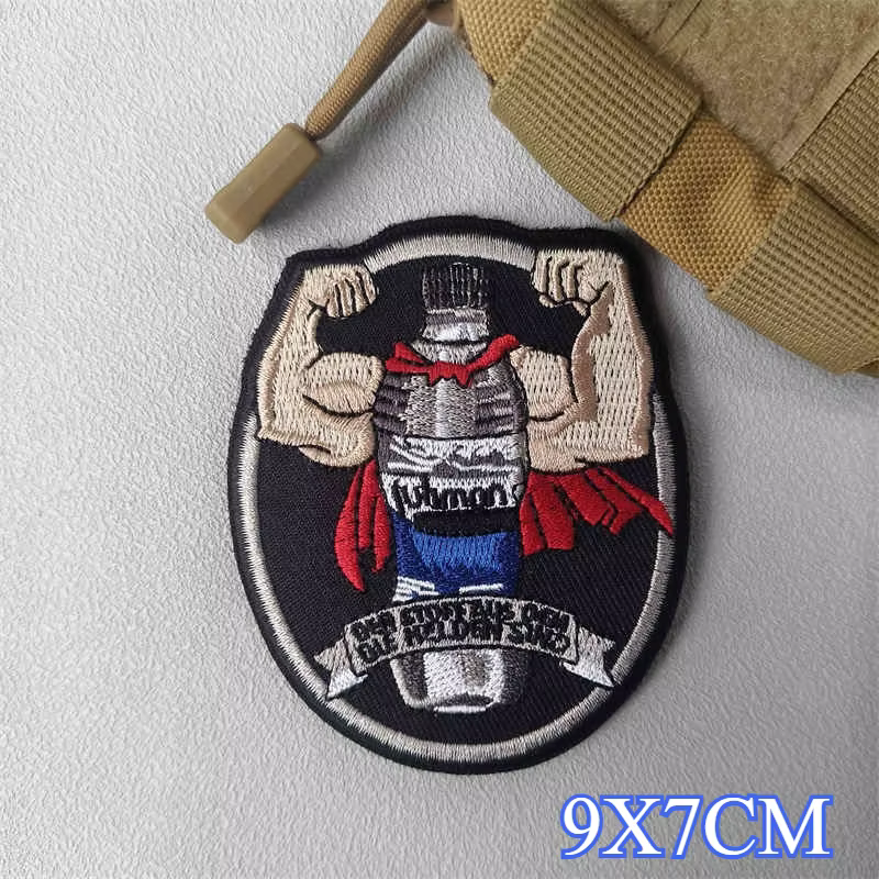 Parche bordado flamenco con velcro – Insignia moral táctica - imagen 4