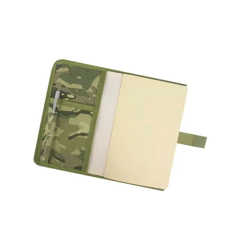 Cubierta de cuaderno de estilo militar táctico a prueba de agua, cubierta de notas de registro de 5 "X 8", accesorios militares para acampar al aire libre - imagen 4