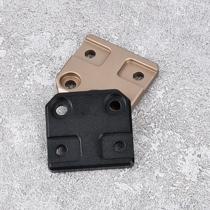 Wadsn-cable de cubierta de riel Picatinny para caza, M-LOK táctico Keymod 20mm para PEQ DBAL-A2, linterna de aire, Base, guía, cola fija - imagen 3