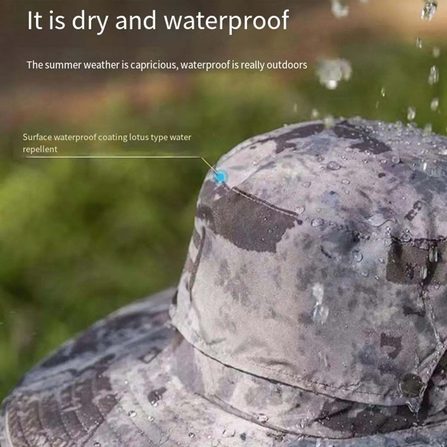 Sombrero para el sol de ala ancha para exteriores con 2 ventiladores solares Sombrero de cubo para el sol para hombres y mujeres UPF 50+ Sombrero de pesca y playa con ventilador incorporado - imagen 3