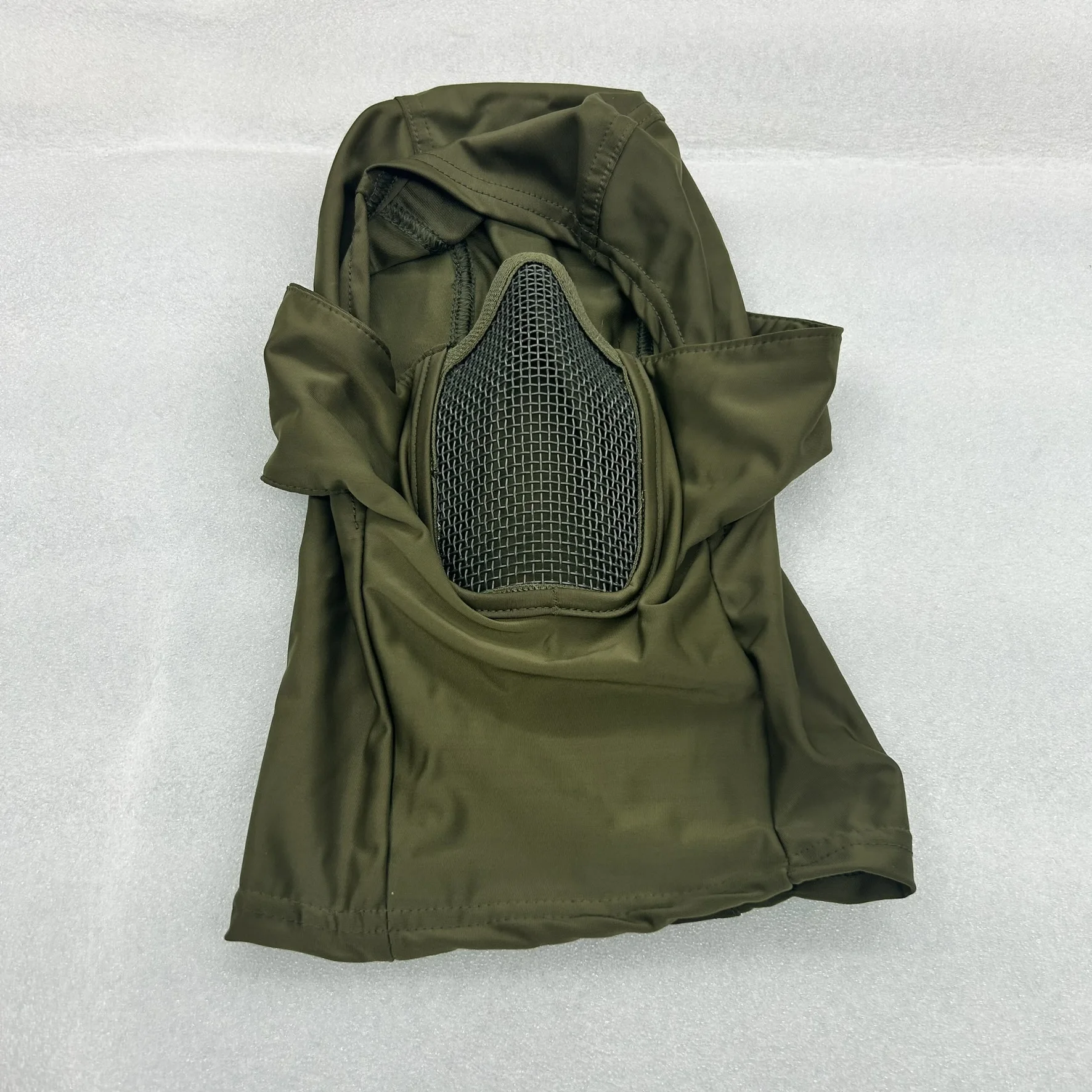 Pasamontañas táctico, gorra de calavera de malla de poliéster transpirable para deportes al aire libre, tela elástica duradera que absorbe la humedad, ligero - imagen 2